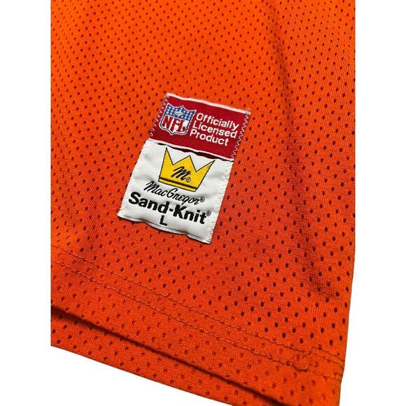 Vintage 80’s 90’s NFL Denver Broncos John Elway Jersey - MacGregor Sand-Knit - L - Picture 3 of 5